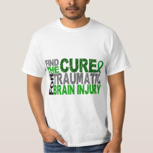 Finna den traumatiska hjärnskadan TBI för bot Tee Shirt