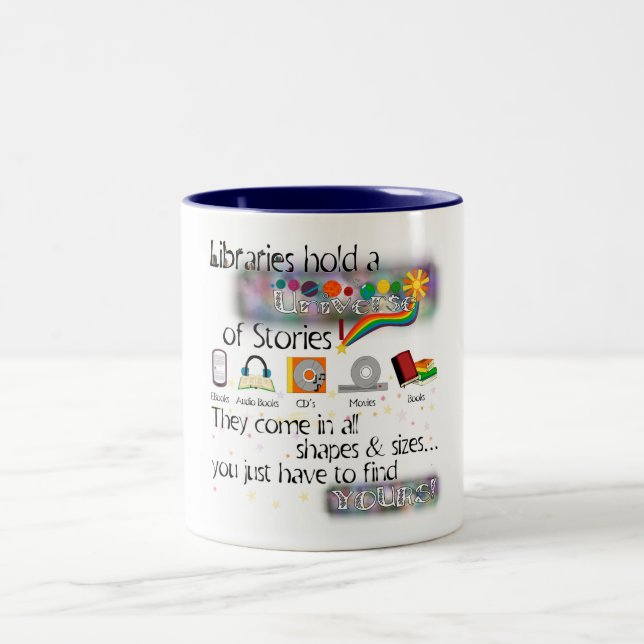 Finna din berättelse Två-Tonad mugg (Center)