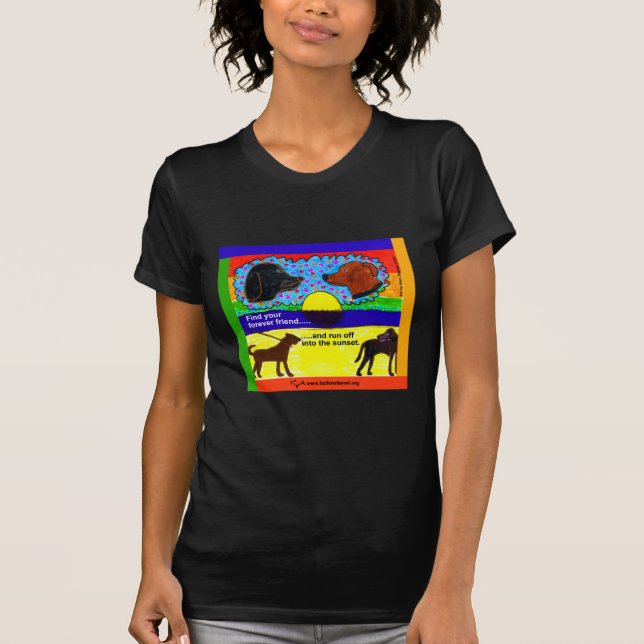 Finna din för evigtvän t shirt (Framsida)