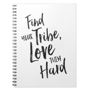 Finna din stam - inspirera journal anteckningsbok med spiral