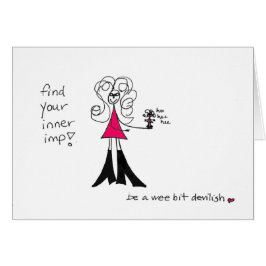 Finna ditt inre impCrazyhair kort