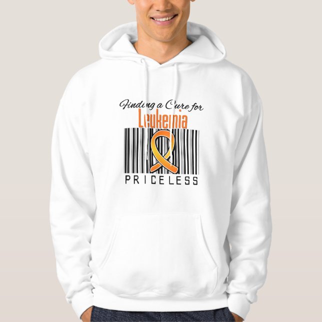 Finna en bot för den OBETALBARA leukemiaen Sweatshirt Med Luva (Framsida)