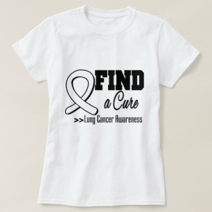 Finna en botlungcancermedvetenhet t-shirt