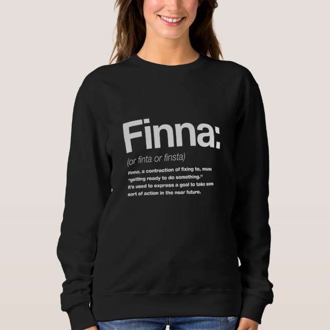 Finna  Finna do not finna do slang Rap hip hop urb T Shirt (Framsida)