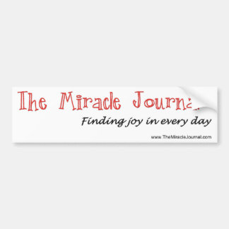 Finna glädje i varje dag - mirakeljournal bildekal