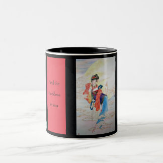 Finna gudinnan i dig muggen Två-Tonad mugg