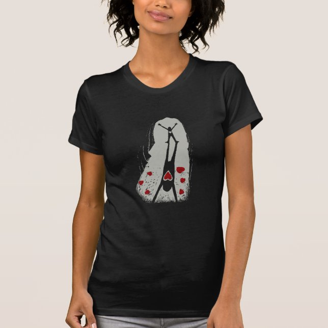 finna kärlek äntligen! t shirt (Framsida)