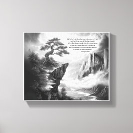 Finna skönhet i uthållighet canvastryck