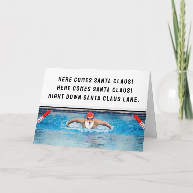 Finna Swimmer-Helgdag julkort Helgkort (Framsida)