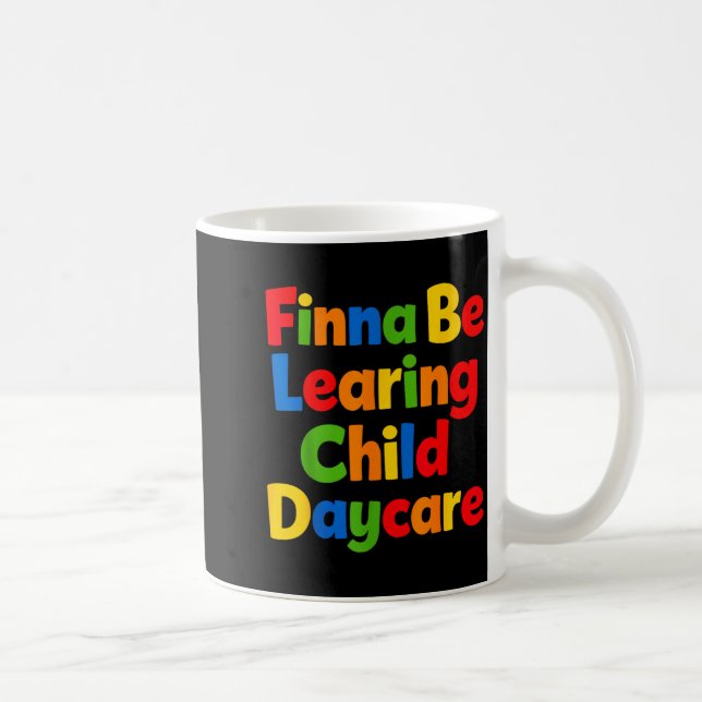 Finna vara lärande barnomsorg Högkvalitativt lärce Kaffemugg (Höger)