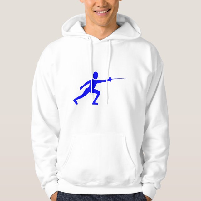 Finnande Figur - blå Sweatshirt (Framsida)