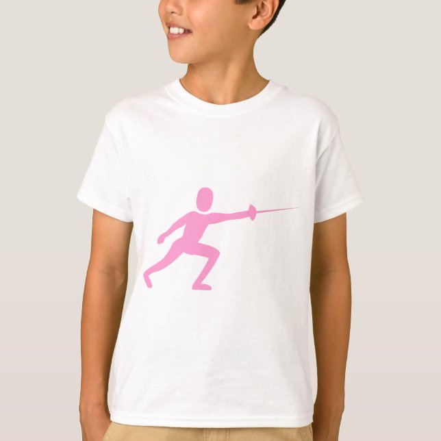 Finnande Figur - Rosa T-shirt (Framsida)