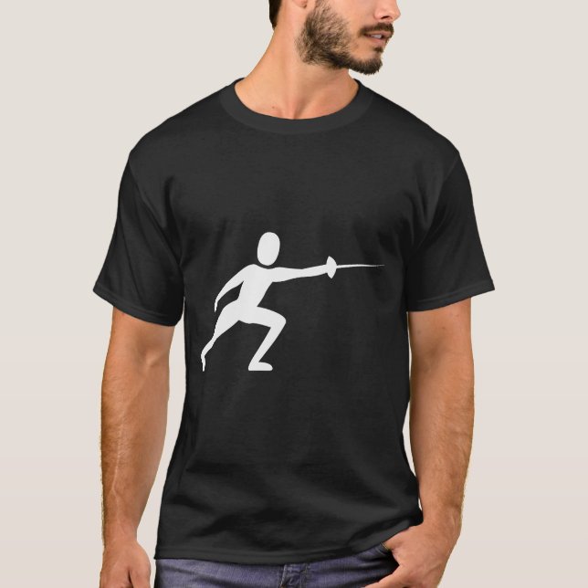 Finnande Figur - vit T-shirt (Framsida)