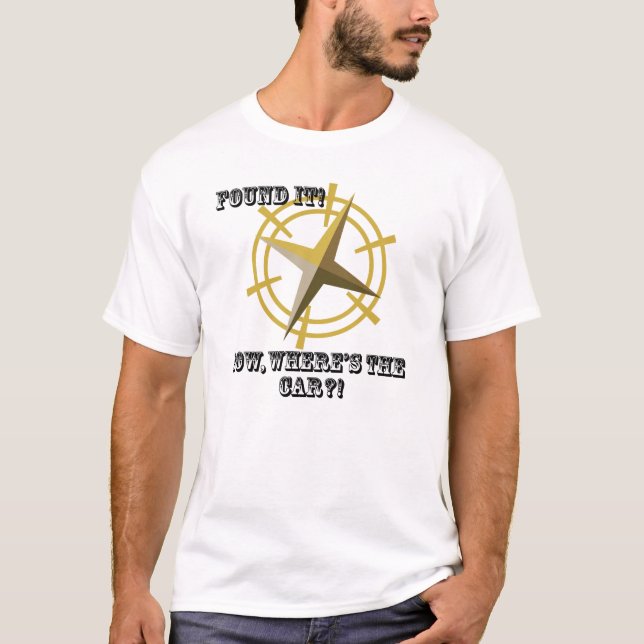Finnas det… nu var bilen?! t-shirt (Framsida)