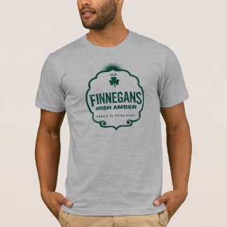 Finnegans irländsk bärnstensfärgad vapensköld tee shirt