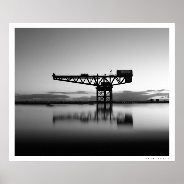 Finnieston Crane Glasgow Poster (Framsidan)