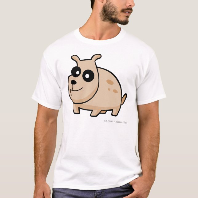 Finnig hund för tecknad, man bästa vänTshirt T-shirt (Framsida)