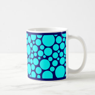 Finnigt Cyan på mörk - blått Kaffemugg
