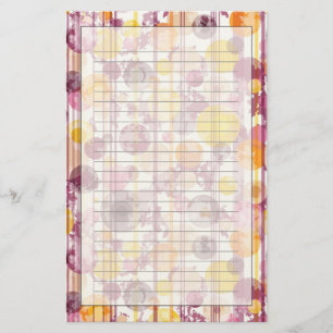 Finnigt randigt vitmönster brevpapper