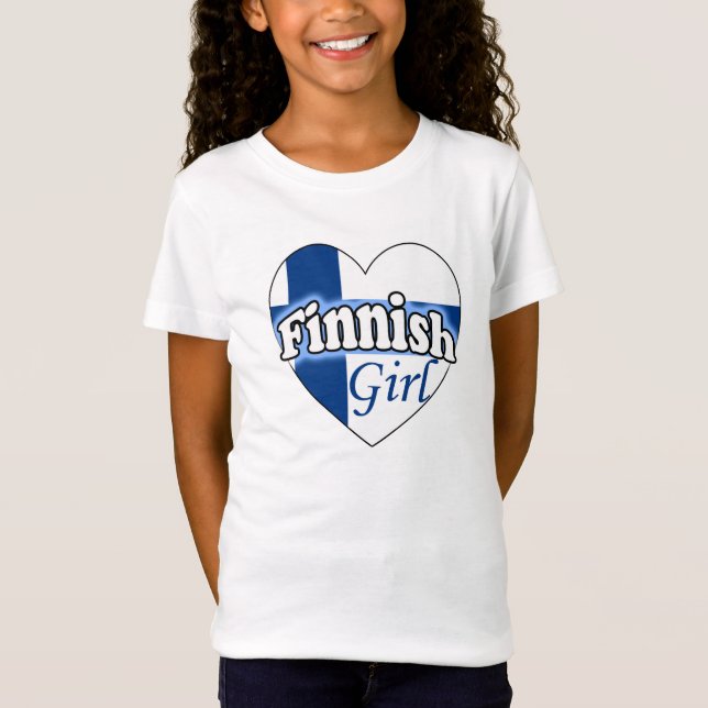Finnish Girl Tee Shirt (Framsida)