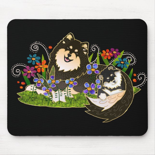 FINNISH LAPPHUND - Mousepad Musmatta (Framsidan)