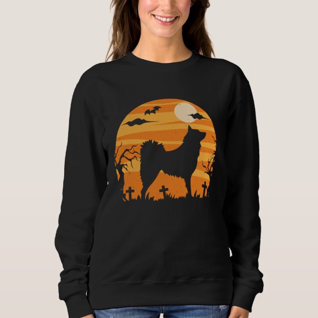 Finnish Spitz Halloween  Costume   Mom Dad T Shirt (Framsida)