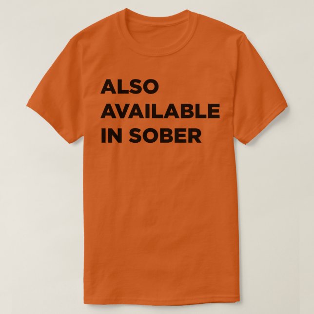 Finns även i Sober T Shirt (Design framsida)