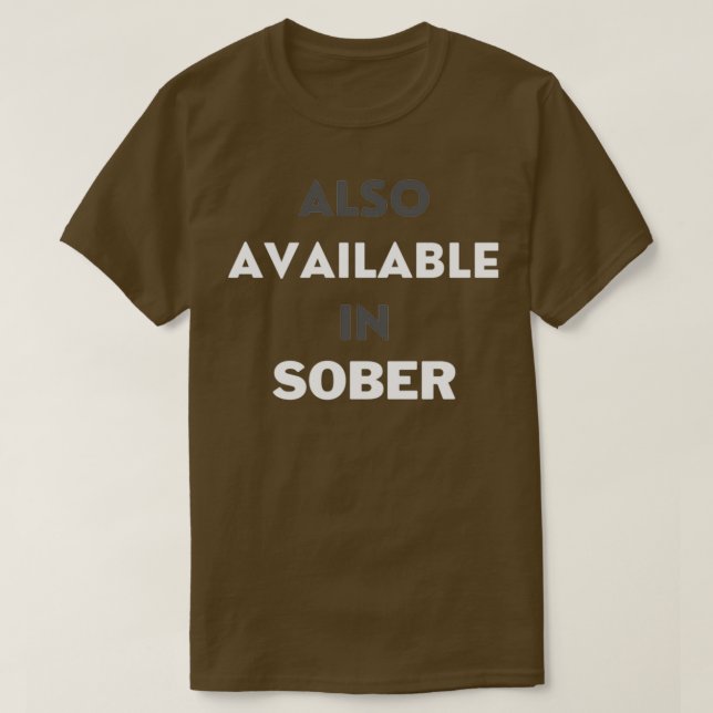 Finns även i Sober T Shirt (Design framsida)