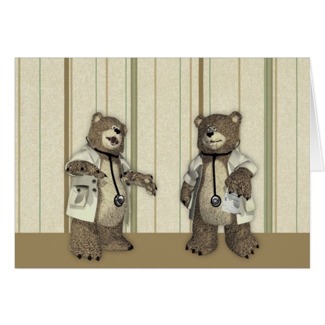 Finns det en doktor i huset hälsningskort (Framsidan Horizontal)