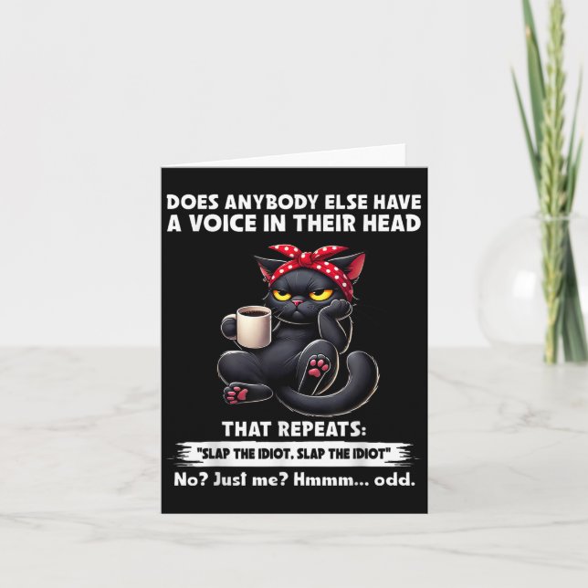 Finns det någon annan som har en röst i huvudet so kort (Framsida)