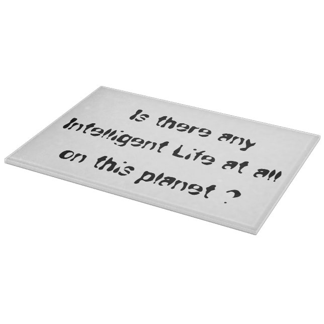 Finns det något "Intelligent Life"-glass"-skärskiv (Hörn)