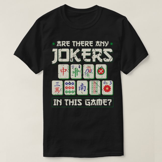 Finns det några Jokers Mah Jongg T Shirt (Design framsida)