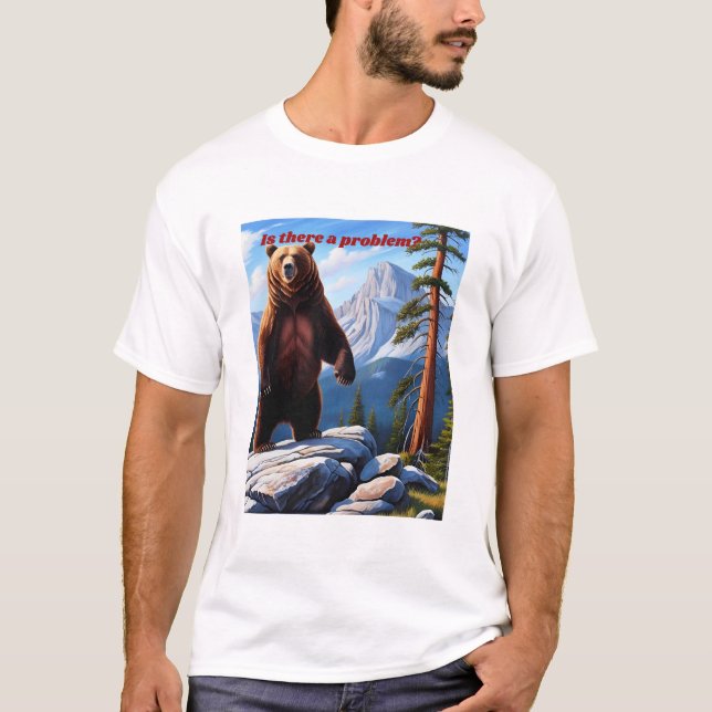 Finns det problem? - Grizzly Wilderness T-Shirt (Framsida)