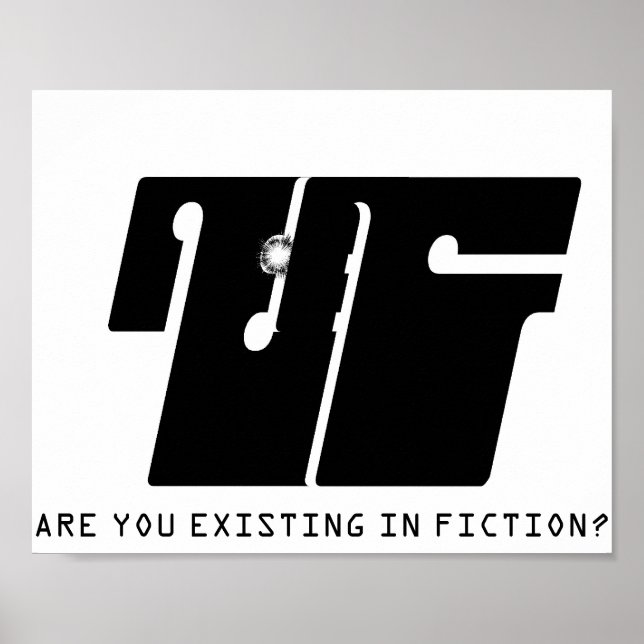 FINNS DU I FICTION? POSTER (Framsidan)