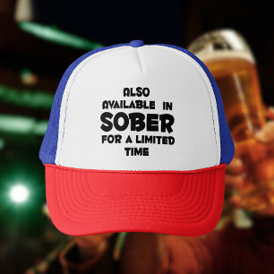 Finns i SOBER för begränsad tid roligt Keps