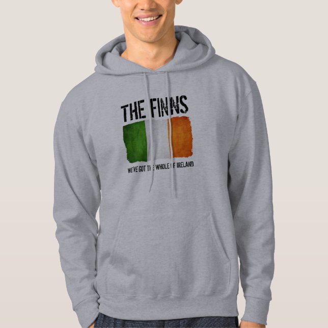 FINNS -"VI HAR HELA IRLAND" - FLAGGA HOODIE (Framsida)