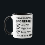 Finny Anpassningsbar Secretary Mugg<br><div class="desc">Anpassa den här anpassningsbarnas sekreterargåva.  De kommer att kärlek i personlig och en tänkbar gåva.</div>