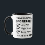 Finny Anpassningsbar Secretary Mugg<br><div class="desc">Anpassa den här anpassningsbarnas sekreterargåva.  De kommer att kärlek i personlig och en tänkbar gåva.</div>