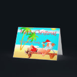 Finny Beach-julhälsningar Kort<br><div class="desc">Bordschaktkort för berömda doftkort. Du kan ändra texten med högerna "Detaljer". Om du vill anpassa allt till dina behov klickar du på knappen "Anpassa" och kan ändra stil och färg. Andra färg finns tillgängliga. Kontakta mig om du behöver hjälp, om du vill ha matchande artiklar eller om du har speciellt...</div>