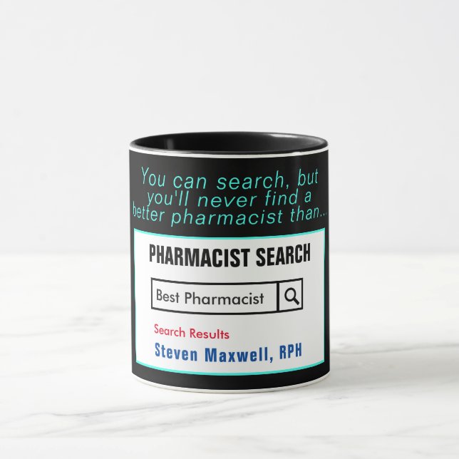 Finny Best Pharmacist Gift Mugg (Center)