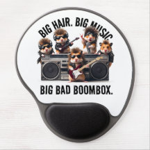 Finny Big Hair Music Boombox Hamster Supergroup