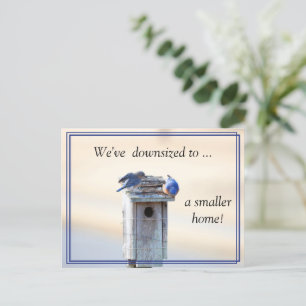 Finny Bluebirds House - Change of Adress Postcard Vykort