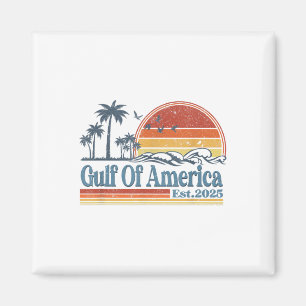 Finny Bukt i USA USA Est 2025 American Flagga G Magnet