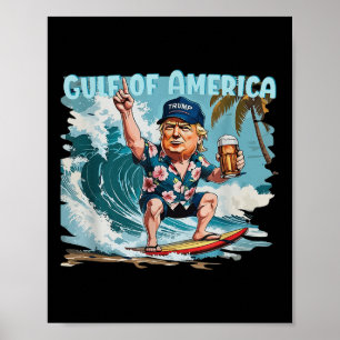 Finny Bukt i USA USA Est 2025 American Flagga G Poster