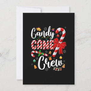 Finny Candy cane Crew-julen Sweet Candy Light Inbjudningar