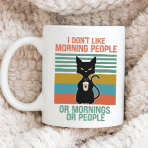 Finny Cat Mugg, Social Cat, Elak Cat Kaffemugg