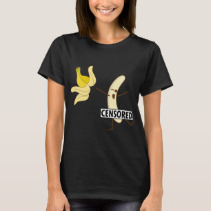 Finny Censored Banana Strip for Cute Peel Boy and T Shirt