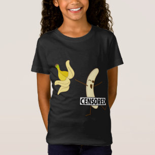 Finny Censored Banana Strip for Cute Peel Boy and T Shirt