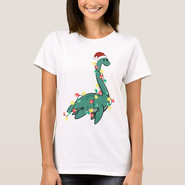 Finny Cute julklussmonster T Shirt (Framsida)