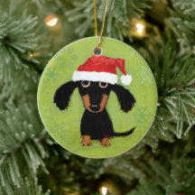 Finny Dachshund Jultomten Wiener Hund jul
